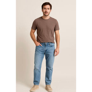 Mens Lucky Brand Straight Jeans Waist 36 Blue Western Vintage Retro Classic Boho